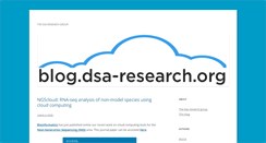 Desktop Screenshot of blog.dsa-research.org